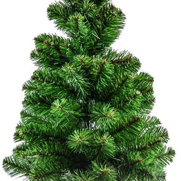 Árvore De Natal Na Base De Juta Verde 60cm 67 Galhos| Natal F